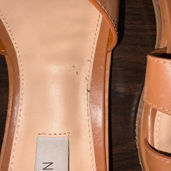 Tan Slide Sandals - Picture 3 of 3